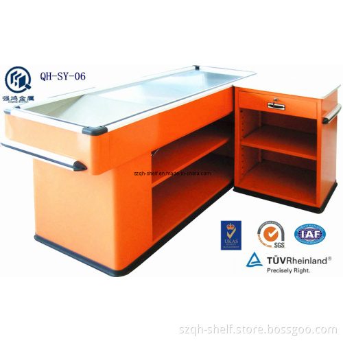 Newest Supermarket Checkout Counter and Cash Desk (QH-SY-06)